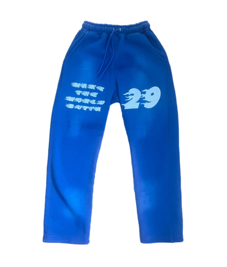 Make The World Butta Open Bottom Sweatpants